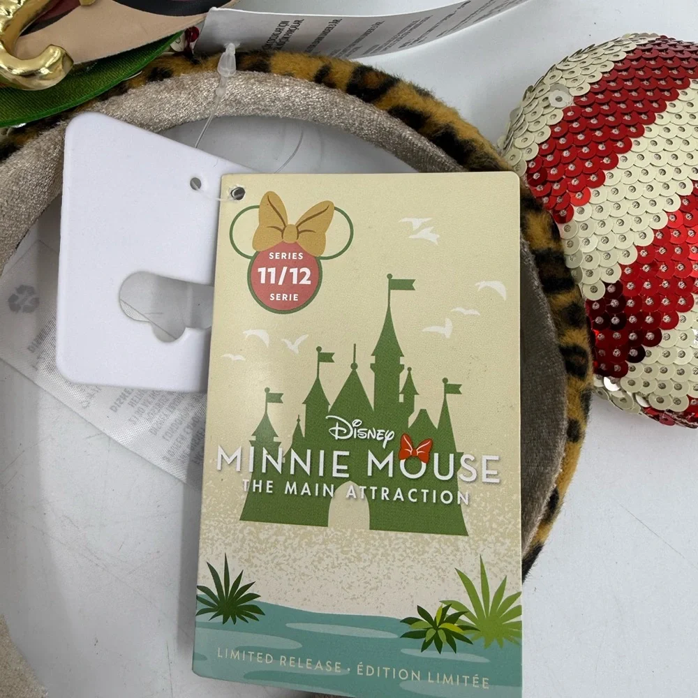 Disney‎ Minnie Mouse Main Attraction Ear Headband Jungle Cruise Limited Rel NWT